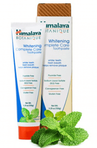 5. Himalaya Botanique Complete Care Whitening Toothpaste:
